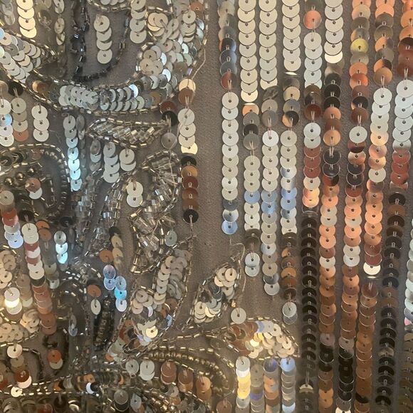 NWT ASOS Edition Mirrored Sequined Midi Skirt Sz 14 - Picture 9 of 12